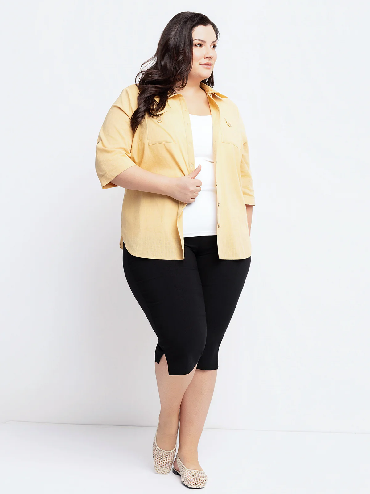 Blouse à manches 3/4 avec boutons - Image 10
