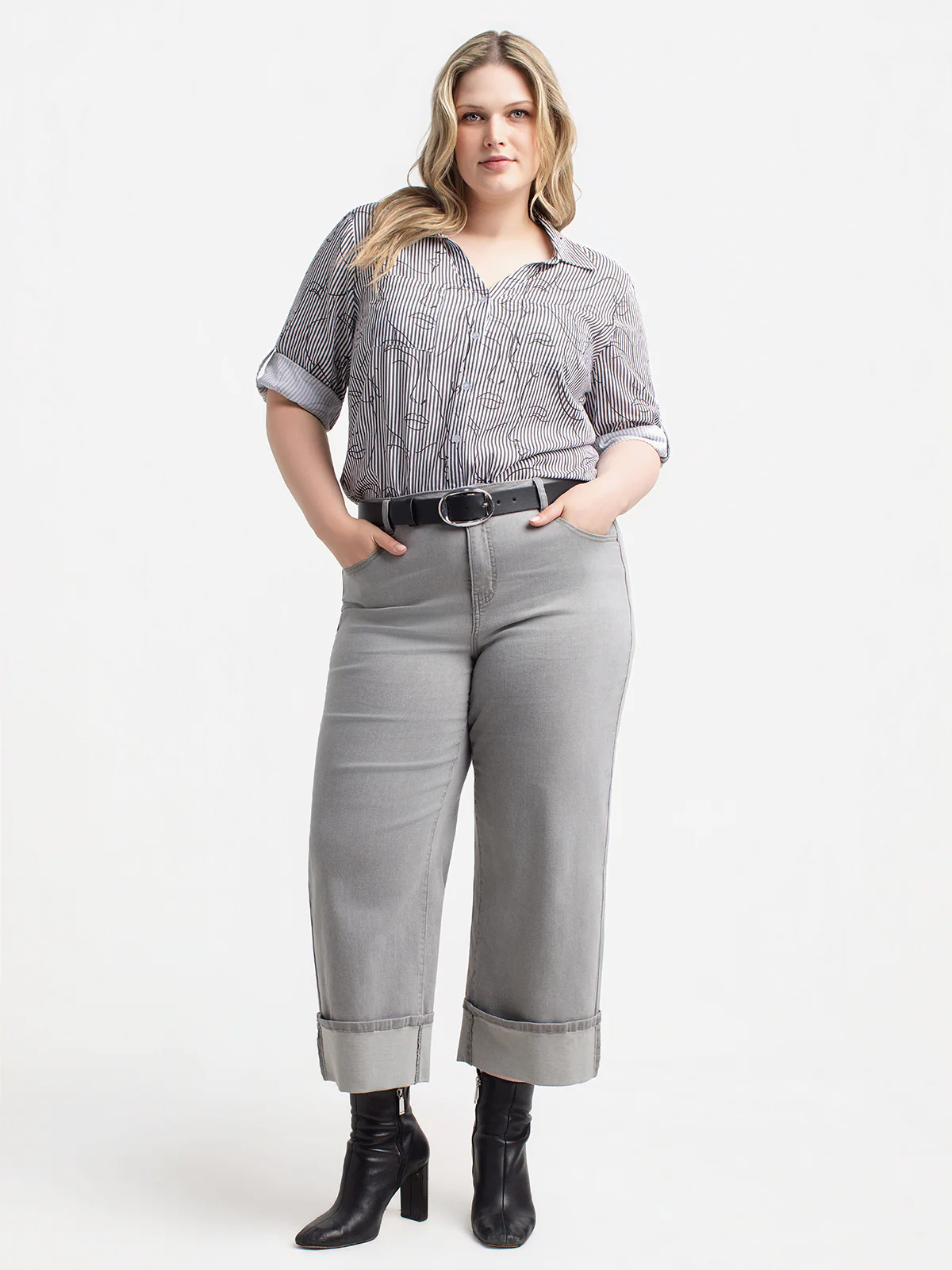 Blouse à manches 3/4 avec boutons - Image 5