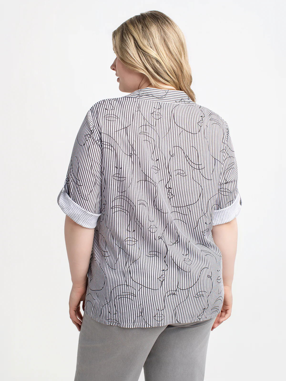 Blouse à manches 3/4 avec boutons - Image 7