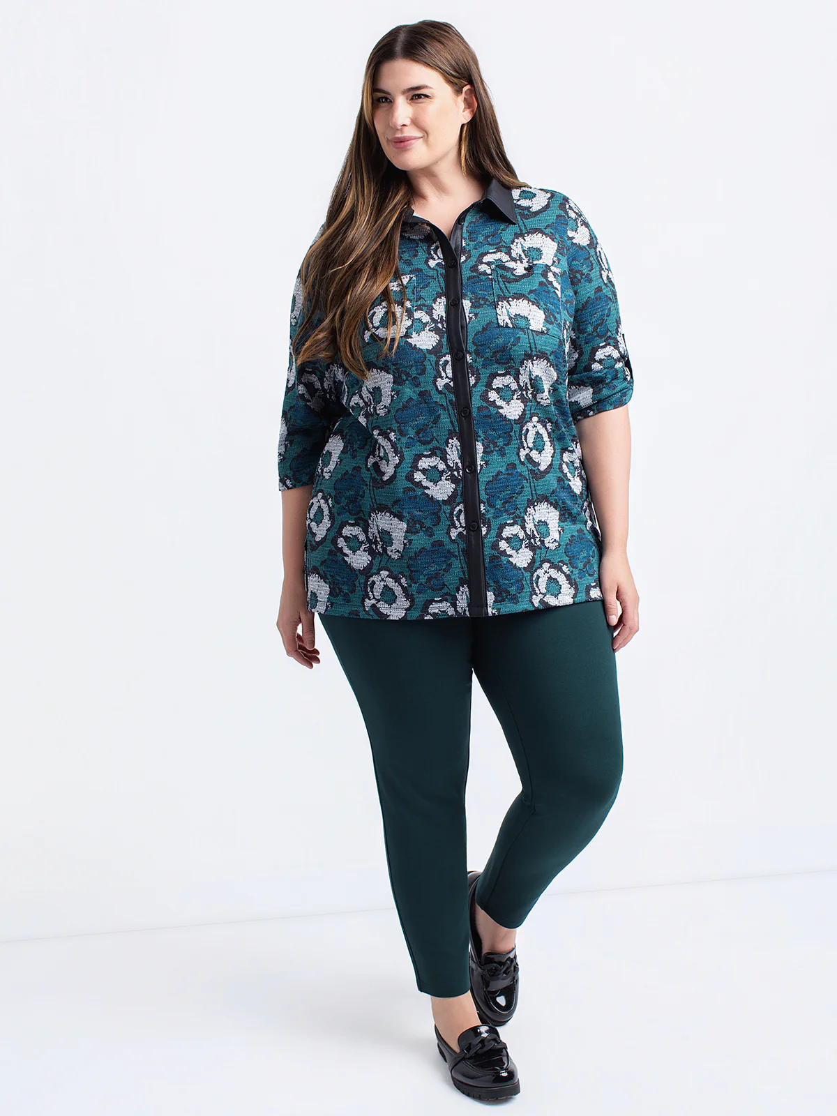 Blouse à manches 3/4 avec boutons - Image 5