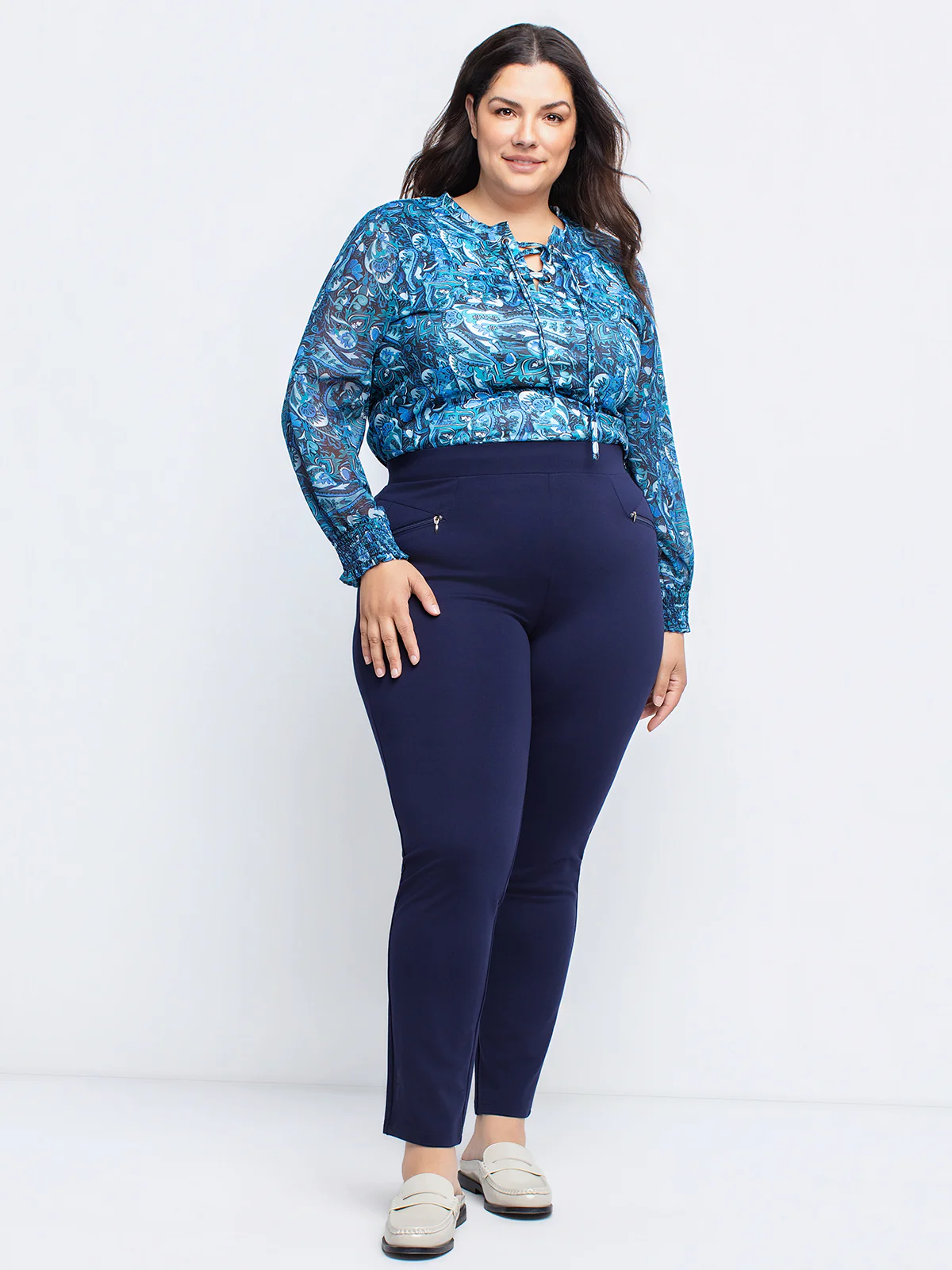 Pantalon ajusté à enfiler - Image 5