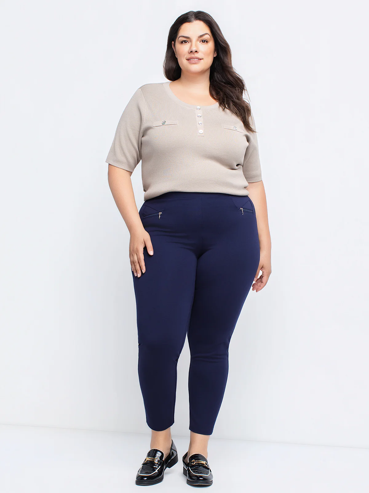 Pantalon ajusté à enfiler - Petite - Image 13