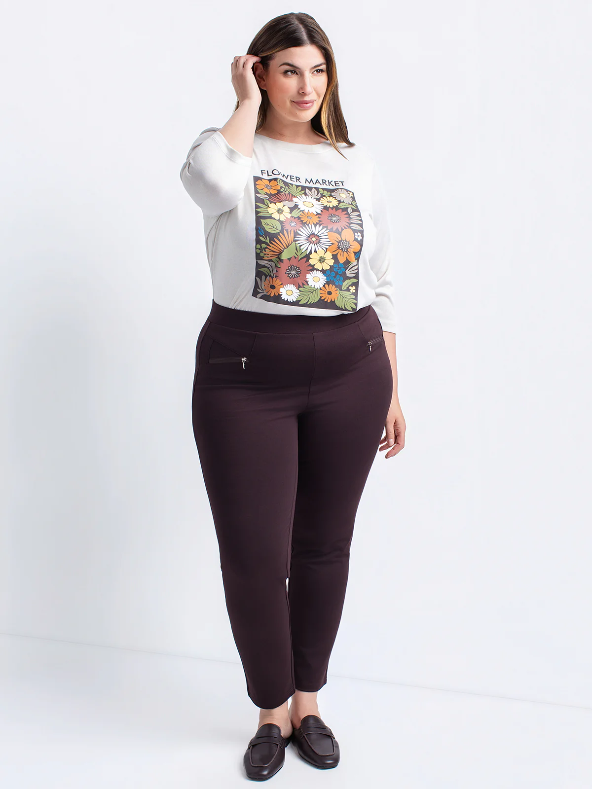Pantalon ajusté à enfiler - Petite - Image 7