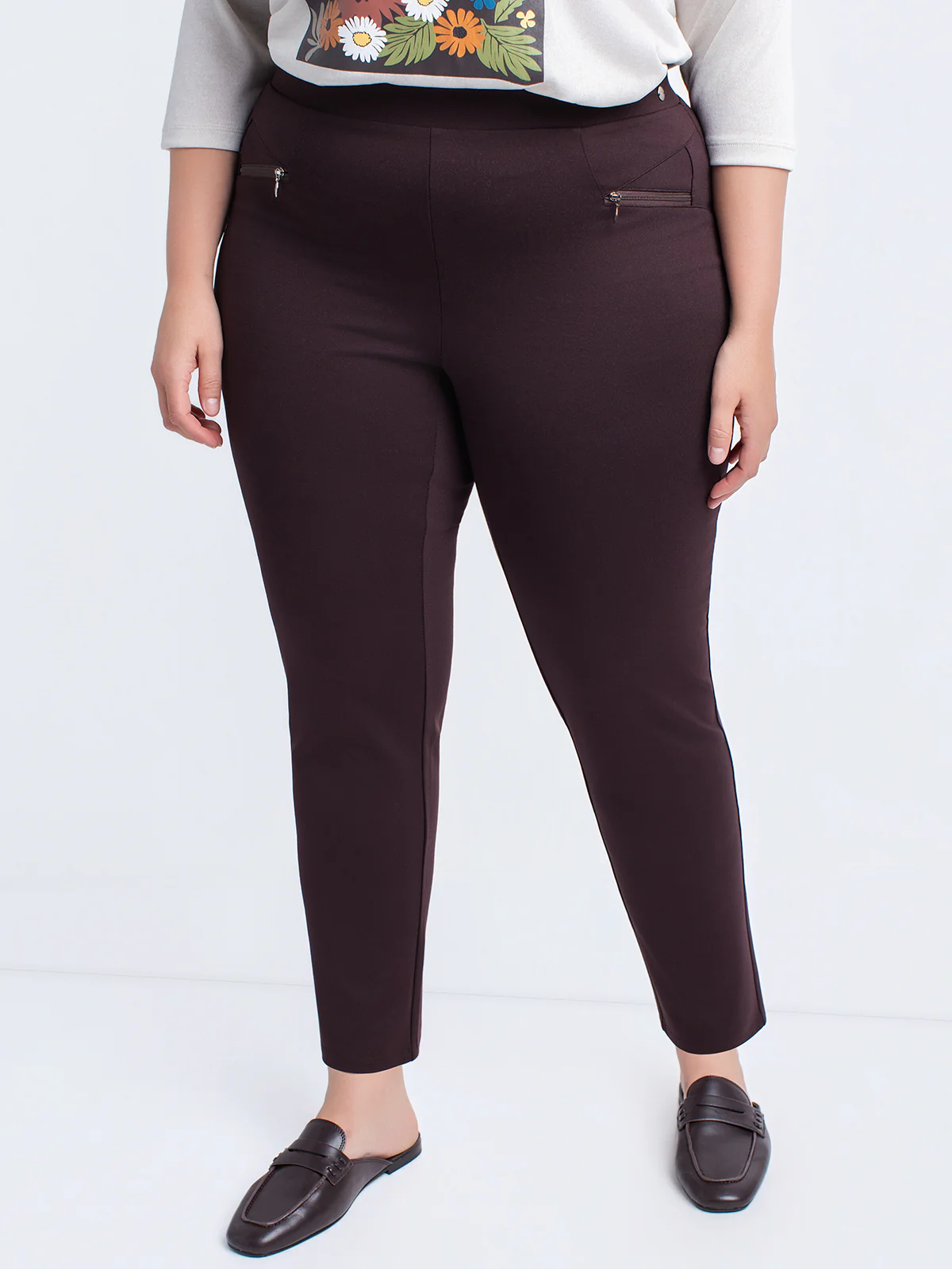 Pantalon ajusté à enfiler - Petite - Image 8