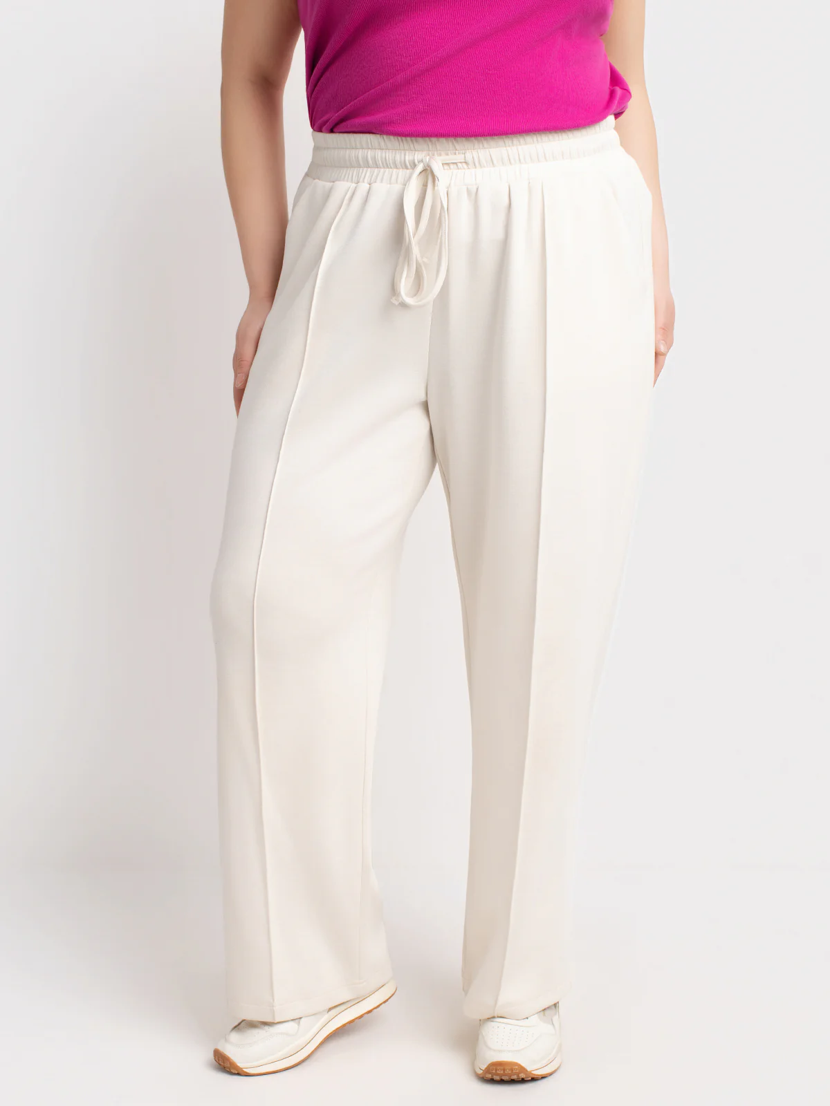 Pantalon ajusté droit à enfiler - Petite - Image 2