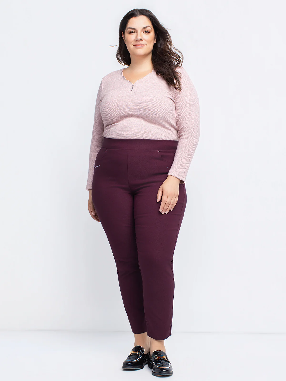Pantalon étroit ajusté à enfiler - Petite - Image 21