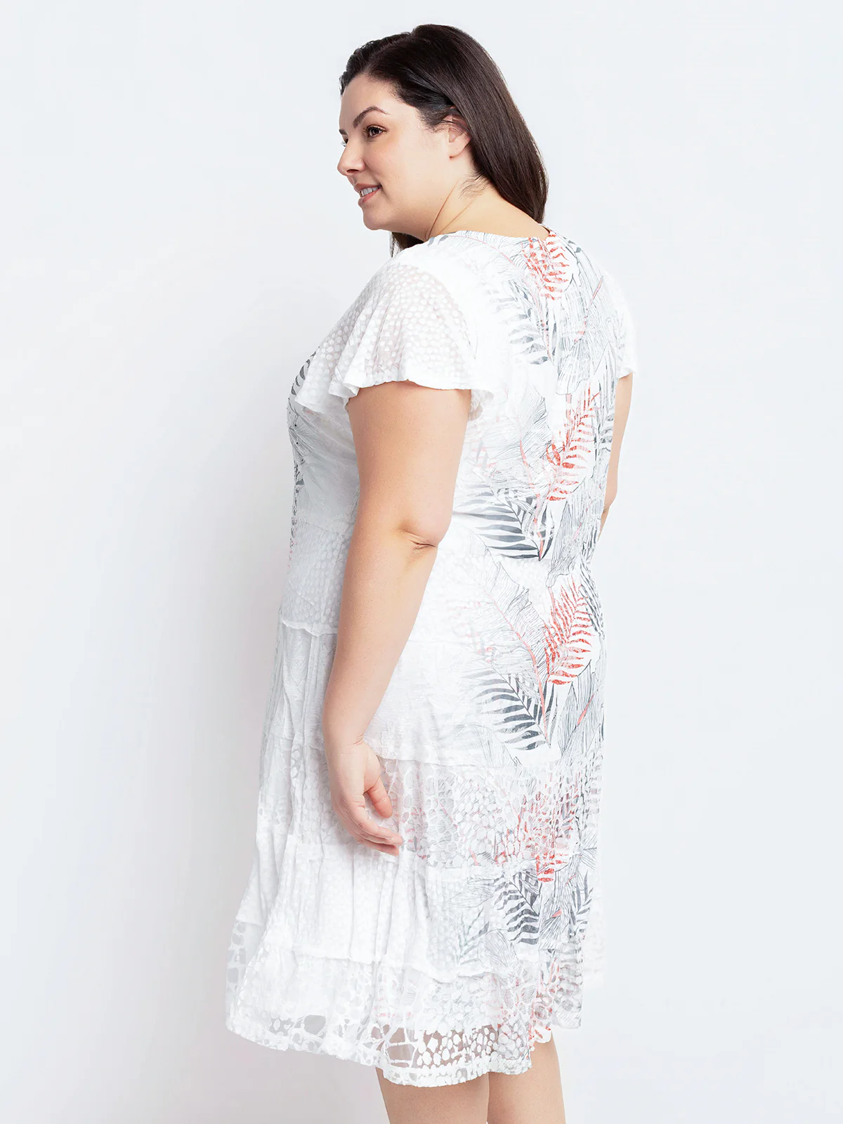 Robe midi évasée en tricot - Image 3