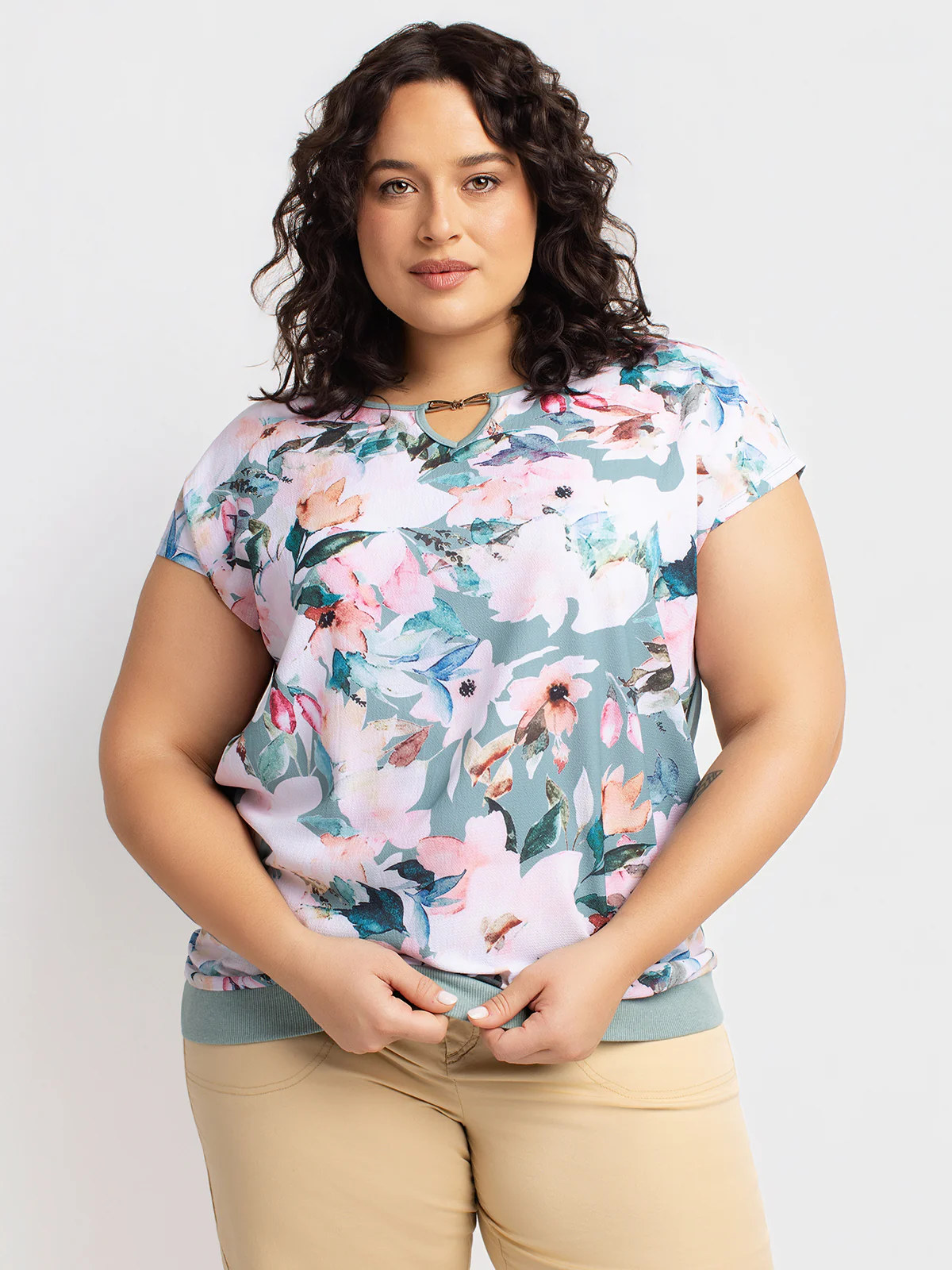 T-shirt ample Ă manches courtes